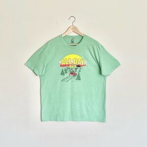 Founders Brewing Co. All Day Haze Beer Graphic Green T Shirt Adult size XL